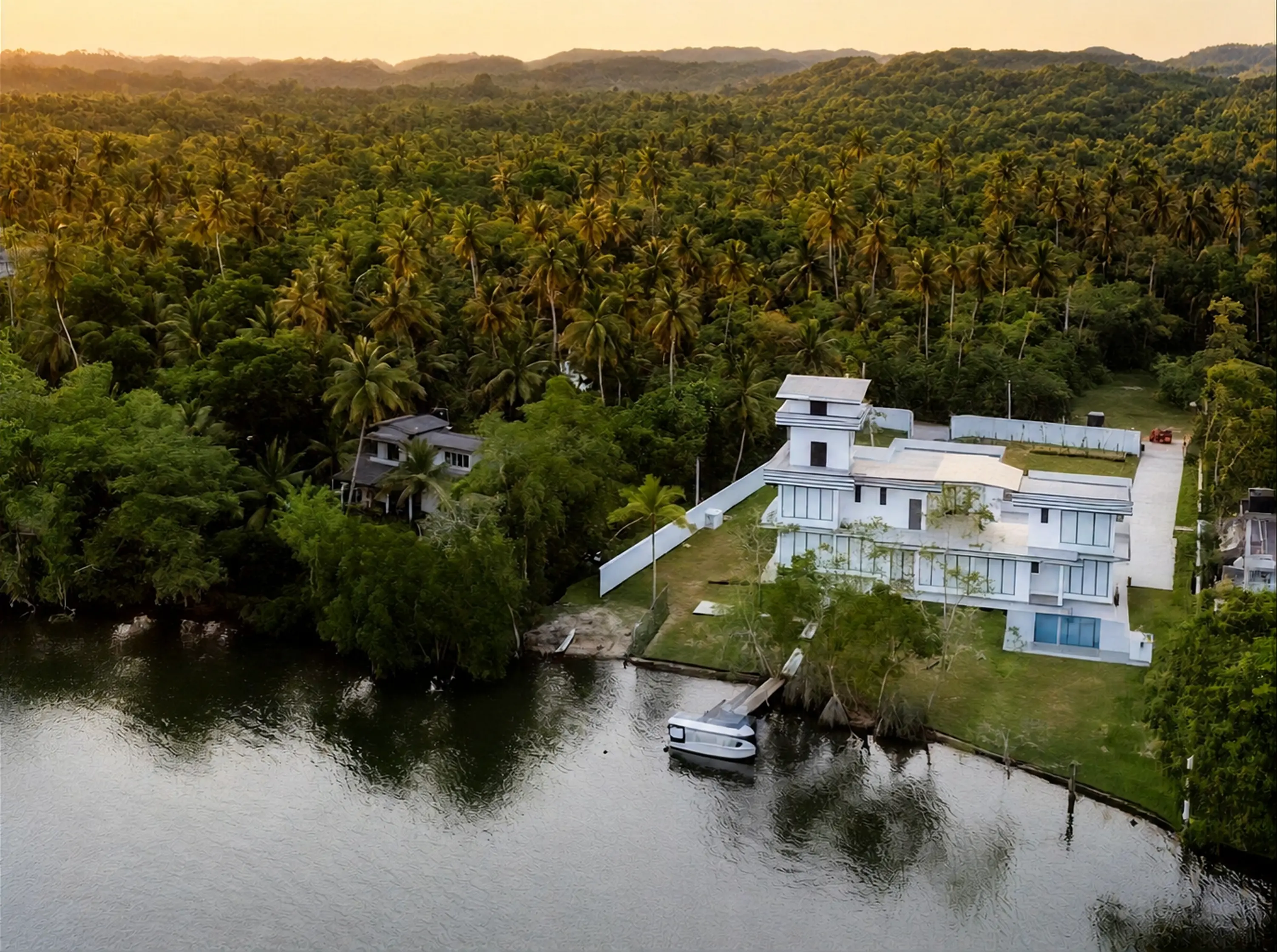 Abey Villa surrounded by nature